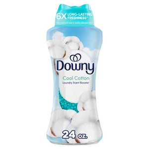 Downy Cool Cotton In-Wash Scented Booster Beads - 24oz - 1 of 4