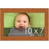 PosterPalooza | Photo Size Modernist Brown Picture Frame - UV Acrylic, Foam Board Backing, Hanging Hardware - 2 of 4