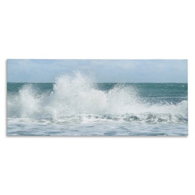 Stupell Industries Ocean Waves Crashing Foam Splash, 48" x 20"