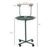 FURNIinspire 48" Rolling T-Stand Bird Training Activity Playground with Perch,23.5"*23.5"*48" - 3 of 4