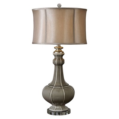 dark gray table lamp