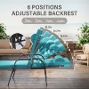 ALAULM Patio Chaise Lounge Set Outdoor Lounge Chair, Rattan Reclining Chair Adjustable Backrest, Pool Sunbathing Recliners with Folding Table - 4 of 4