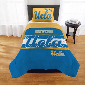 Sweet Home Collection NCAA UCLA Bruins Comforter & Pillow Sham Set - 1 of 3