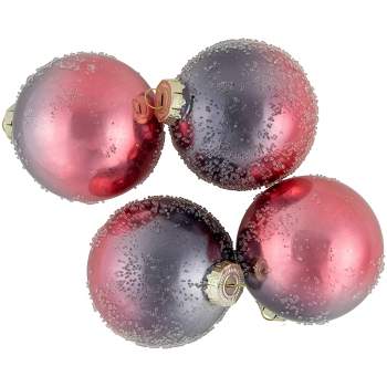 Northlight 12ct Baby Pink Matte Glass Christmas Ball Ornaments 2.75 (70mm)  : Target