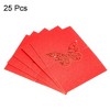 Unique Bargains Hollow Butterfly Cut Design Favor Decor Table Name Place Cards 25 Pcs - 3 of 4
