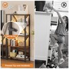 5/4/3 Tier Industrial Bookshelf with LED Lights, Metal Display Book Case, Open Book Shelf Organizer - 4 of 4