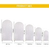 7.2/6.6/6 ft Sequin Wedding Arch Cover Spandex White Arch Backdrop Stand Cover for Party,Birthday, Baby Shower,Ceremony Banquet Decor (No Arch Stand) - 4 of 4