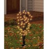 Northlight 50" Pre-Lit LED Black Bamboo Halloween Branch Tree - 2 of 2