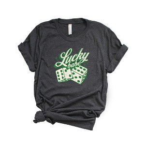 Simply Sage Market Women's Lucky Babe Dice Short Sleeve Graphic Tee - 1 of 3
