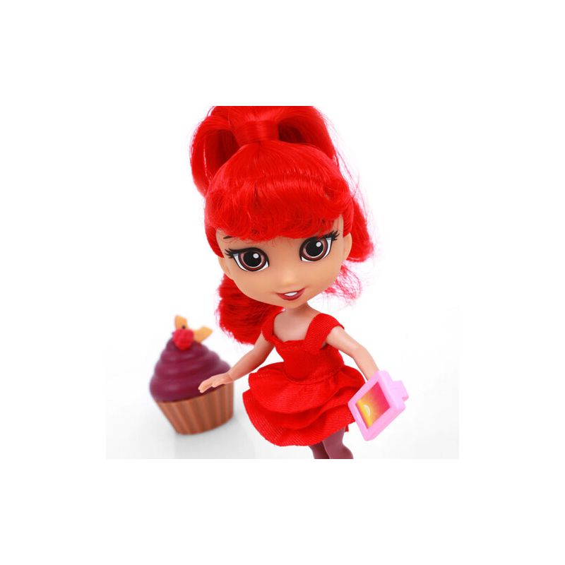 Loyal Subjects - Loyal Subjects - For Keeps - Sophia Girl with Cupcake Keepsake Cherry Red 5" Action Figure (Net), 3 of 6