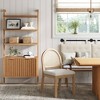 Nathan James 71.9" Jasper Wood Fluted Bookshelf - 3 of 4
