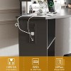Makeup Vanity Desk - Vanity Desk Set Corner Vanity Table with 5 Rotating Drawers Dressing Table for Bedroom - 4 of 4
