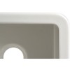 ALFI White Square 18 Inches x 18 Inches Undermount / Drop In Fireclay Prep Sink - 2 of 4