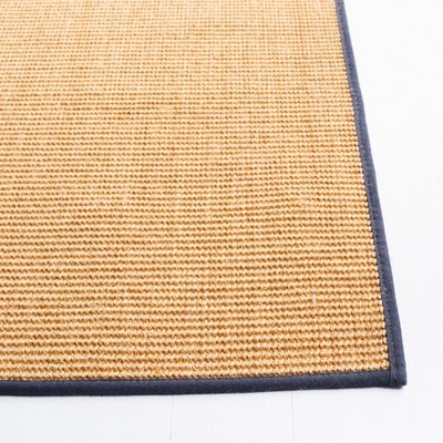 Natural & Gray Handmade Wool Cotton Silk 6' x 9' Area Rug