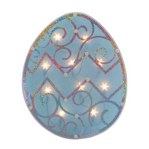 Northlight Lighted Easter Egg Window Silhouette - 12