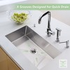 Whizmax Kitchen Sink for Single Bowl,Undermount Kitchen Sink Stainless Steel Sink 16 Gauge Kitchen Sinks with Accessories, Easy Drain - 2 of 4