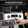 20-Bar Espresso Machine with 30 Grind Settings, Dual Boilers, Milk Frother, 58mm Portafilter & 95oz Removable Water Tank - 4 of 4