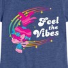 Girls' - Trolls - Feel The Vibes Poppy Fitted Short Sleeve Graphic T-Shirt - image 2 of 3