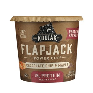 Kodiak Cakes Protein-Packed Single-Serve Flapjack Cup Chocolate Chip & Maple - 2.29oz - 1 of 4