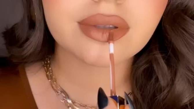 Pink Lipps Cosmetics Matte Liquid Lipstick - Nudist - 0.12oz, 2 of 7, play video
