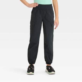 Girls' Cozy Soft Joggers - All In Motion™ Heathered Black Xs : Target