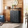 GALAXHERO Fabric Dresser 8 Drawers, Tall Storage Chest Tower for Bedroom, Closet, Living Room, Hallway, Space-Saving Organizer Unit - 3 of 4