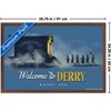 Trends International IT: Welcome to Derry (2025) - Pennywise Wagon Framed Wall Poster Prints - 3 of 4