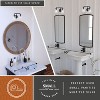 VAXCEL Toledo Industrial Bathroom Vanity Light Fixture Clear Glass - 3 of 4