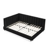PAGED Full Size Sofa Bed Upholstered Tufted Bed Frame with Comfortable Backrest and Armrests, Easy Assembly, Noise Free - 4 of 4