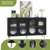 Ridstar 59.8 in. W Modern Accent Sideboard Cabinet with Acrylic Doors For Entryway, Hallway & Dining Room-Black - 4 of 4