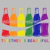 Men's Coca Cola Bottles Together Is Beautiful T-Shirt - 2 of 4