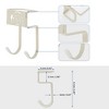 Unique Bargains Desk Hook Apricot 2 Pcs - 2 of 4