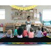 Flagship Carpets School Girl Style Rainbow Scallop Classroom Area Rug - 2 of 4