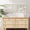 Gulches Framed Abstract Coastal Rice Paper 3-piece Shadowbox Wall Decor Set - 2 of 4