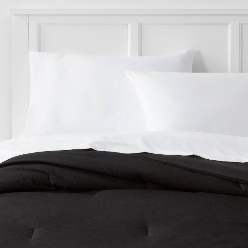Microfiber Micro Texture Comforter - Room Essentials™, 1 of 9