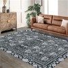 Fulvari Washable Boho Area Rug Vintage Low Pile Playroom Mat Indoor Floor Carpet Boho Rugs for Bedroom Entryway Laundry Room - 3 of 4
