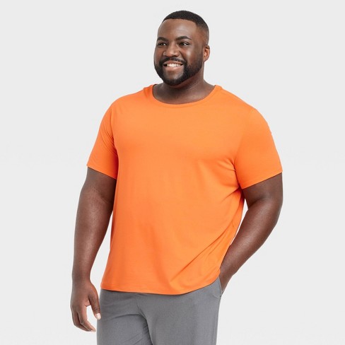 Men's Big Short Sleeve Performance T-Shirt - All In Motion™ Dark Orange 2XL