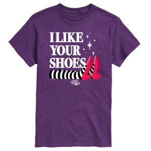 Men's - Wizard of Oz - I Like Your Shoes Ruby Slippers Short Sleeve Graphic T-Shirt - 1 of 4