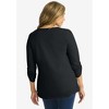 Jessica London Women's Plus Size Stretch Pleated Tunic - 3 of 4