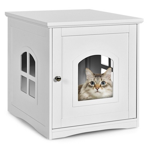 Cat box side clearance table