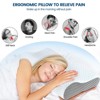 Itopfox Memory Foam Neck Pillow for Sleeping, Ergonomic Cervical Support Pillow for Neck & Shoulder Pain Relief, Contour Pillow for stomach Sleepers - 4 of 4