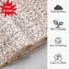 Area Rugs for Living Room Soft Faux Wool Modern Braided Print Rug Washable Rug Low Pile Non-Slip Carpet - 4 of 4