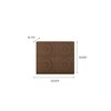 POVISON 1 Pieces Modern Modular Walnut Color Cabinets,Plywood Frame TV Stand, Living Room Cabinets,Bl ack Media Console, Fully-Assembled - 3 of 4