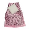Blackpink All-Over Print Logo Black Double-Sided Fleece Throw Blanket - 4 of 4