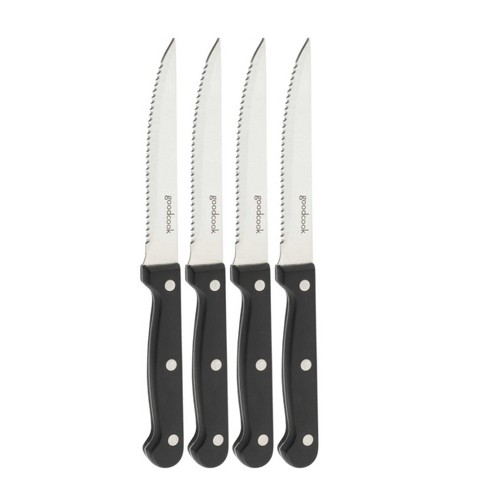 GoodCook Ready 4pc Triple Rivet Steak Knife Set