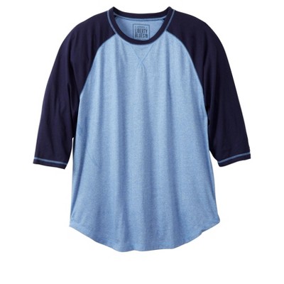 Liberty Blues by KingSize Men's Big & Tall Crewneck Raglan Tee