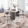 Abstract Area Rug Modern Artistic Design Ultra Thin Machine Washable Low Pile & Non-Slip Floor Cover for Contemporary Living Room Bedroom Playroom - 2 of 4