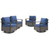 Buenhomino Outdoor Swivel Patio Chairs Set of 4, Wicker Swivel Outdoor Chairs Set of 4, 4 Piece Furniture Set for Porch, Deck, Sunroom, Yard, Poolside - 2 of 4