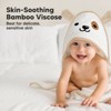 KeaBabies Cuddle Baby Hooded Towel, Organic Baby Bath Towel, Hooded Baby Towels, Baby Beach Towel for Newborn, Kids - 3 of 4