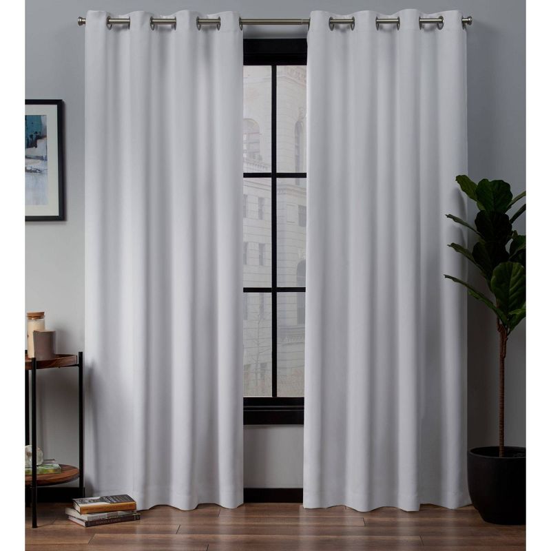 Set of 2 Academy Total Blackout Grommet Top Curtain Panel - Exclusive Home, 3 of 11